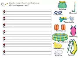Vorschau - Arbeitsblätter - Freies Schreiben - Sommer (1./2. Klasse) - Seite 2