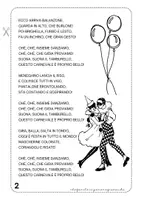 anteprima - Materiale di supporto/inclusione - CARNEVALE – TESTO E AUDIO/VIDEO CANZONE - Pagina 2