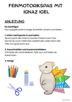 Vorschau - Arbeitsblätter - Feinmotorik Bastelvorlagen – Nachspuren, Ausmalen, Schneiden & Kleben | 4 Motive - Seite 3