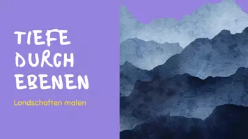 Vorschau - Mal- und Bastelvorlagen - Kunstprojekt: Landschaft zum Hinstellen - Seite 1