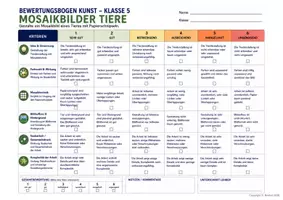 Vorschau - Arbeitsblätter - Kunst - Mosaikbilder Farbverläufe und Raumwirkung (Klasse 5 & 6) - Seite 3