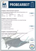 Vorschau - Klassenarbeiten - Technik/NT - Materialkunde Kunststoff Zusatzmaterial Probearbeit + Ausweise - Seite 2