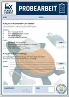 Vorschau - Klassenarbeiten - Technik/NT - Materialkunde Kunststoff Zusatzmaterial Probearbeit + Ausweise - Seite 3