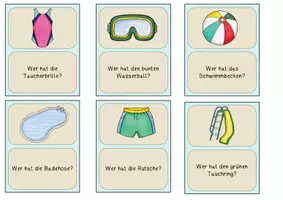 Vorschau - Spiele - Lesespiel - Im Schwimmbad Klasse 1 & 2 - Seite 2