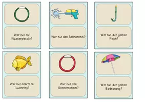 Vorschau - Spiele - Lesespiel - Im Schwimmbad Klasse 1 & 2 - Seite 3