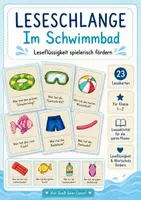Vorschau - Spiele - Lesespiel - Im Schwimmbad Klasse 1 & 2 - Deckblatt