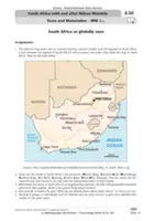 Vorschau - Stundenentwürfe - South Africa with and after Nelson Mandela - Deckblatt