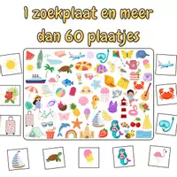 Voorbeeld - Zomer zoekplaat | Zoekspel Praatplaat kleuters groep 3 - Voorblad
