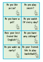 Vorschau - Spiele - Cards / Do Does Questions / Klasse 5,6,7 - Seite 1