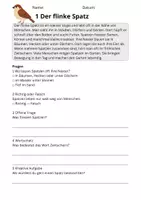 Vorschau - Stundenentwürfe - Leseverständnis Vögel – Klasse 2 | 10 Lesetexte mit Fragen & Lösungen - Seite 3