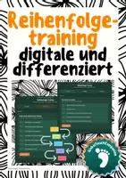 Vorschau - Spiele - Reihenfolgetraining (differenziert und digital) - Deckblatt