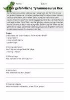 Vorschau - Stundenentwürfe - Leseverständnis Dinosaurier – Klasse 2 | 10 Lesetexte mit Fragen & Lösungen - Seite 3