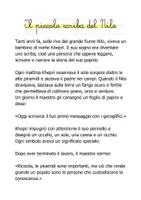 anteprima - Materiale di supporto/inclusione - Il piccolo scriba del Nilo + attività - Pagina 1