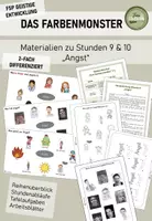 Vorschau - Stundenentwürfe - Farbenmonster - Stunden zur "Angst" (Förderschule Geistige Entwicklung) - Deckblatt