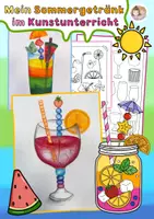 Vorschau - Arbeitsblätter - Sommergertänke im Kunstunterricht Sek 1, Kunst Klasse 5, Kunst Klasse 6, Kunst Klasse 7 - Deckblatt