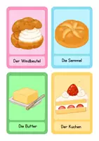 Vorschau - Spiele - Bäckerei: DaZ, Spiele, Bäcker, Arbeitsblätter, Wortkarten - Seite 3