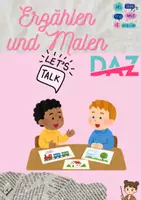 Vorschau - Arbeitsblätter - Partnergespräche: DAZ Übung , Orte - Deckblatt