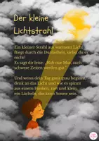 Vorschau - Arbeitsblätter - Der kleine Lichtstrahl | Gedicht mit Leseverständnis, Kreativaufgaben & Reflexion - Seite 3