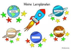 Vorschau - Mal- und Bastelvorlagen - Lernentwicklungsgespräch - kreativ & kindgerecht ☺️ - Deckblatt