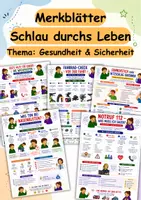 Vorschau - Präsentationen/Tafelbilder - Merkblätter - Gesundheit und Sicherheit im Alltag - Deckblatt