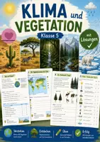Vorschau - Arbeitsblätter - Materialpaket Geographie Klasse 5 - Klima, Wetter und Naturgefahren - Seite 1