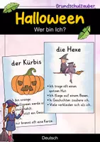 Vorschau - Spiele - Wer bin ich? Halloween | Ratespiel für den Unterricht - Deckblatt