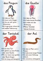 Vorschau - Spiele - Wer bin ich? Meerestiere | Ratespiel für den Unterricht - Seite 3