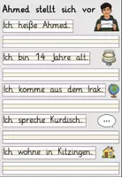 Vorschau - Arbeitsblätter - DaZ - Abschreiben für Anfänger "Sich vorstellen" - Seite 2