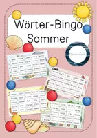 Vorschau - Spiele - Wörter-Bingo: Sommer - Deckblatt