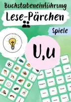 Vorschau - Spiele - Buchstabeneinführung A, E, I, O, U - Buchstabe A, E, I, O, U - Lese-Pärchen A, E, I, O, U - Seite 1