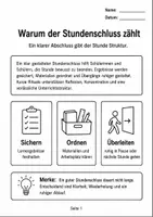 Vorschau - Bildkarten - Rituale Unterrichtsende Klasse 1-6 - Seite 1