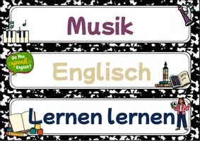 Vorschau - Fördermaterial/Inklusion - Stundenplanelemente - Seite 2