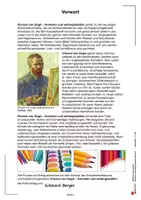 Vorschau - Unterrichtsreihen - Vincent van Gogh anmalen und weitergestalten – Schulmalbuch Band 2 | Kunst Sekundarstufe I+II Klasse 5-13 | Sonnenblumen, Sternennacht, Postimpressionismus - Seite 3