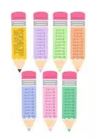 Vista previa - Refuerzo / NEE / Materiales de apoyo - Llavero tablas de multiplicar - Portada
