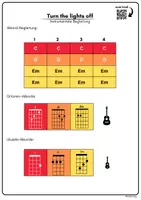 Vorschau - Arbeitsblätter - Band ohne Noten "Turn the lights off" - Musik Jg.5-10 - Seite 3