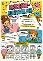 Vorschau - Arbeitsblätter - Eiscreme-Musterbilder – Kreatives Sommerprojekt für die Grundschule. -qlixu - Seite 1