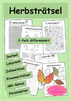 Vorschau - Stundenentwürfe - Materialpaket DEUTSCH FÜR ZWISCHENDURCH - Vertretungsstunden - Seite 1