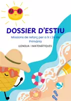 Vista previa - Hojas de trabajo - Dossier d’estiu de reforç per a 1r i 2n de Primària - Portada