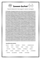 Vorschau - Stundenentwürfe - Sommerrätsel - Suchsel, Kreuzworträtsel, Zahlenrätsel, Sommer-ABC, Labyrinth - Seite 3