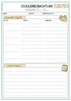 Vorschau - Lehrpläne/Lehrermaterial - Schülerbeobachtungen & Notizen | Beobachtungsbögen für Klassenleitung & Elterngespräche | Klasse 5–10 - Seite 3