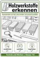 Vorschau - Arbeitsblätter - Holzwerkstoffe erkennen und auswählen - Deckblatt
