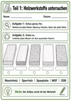 Vorschau - Arbeitsblätter - Holzwerkstoffe erkennen und auswählen - Seite 2