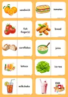 Vorschau - Spiele - Young World 1 - Unit 3 Domino "Food" - Seite 2