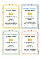 Vorschau - Bildkarten - Zeugniszusatz - Liebe Worte zum Zeugnis (Klasse 1-6) - Seite 2