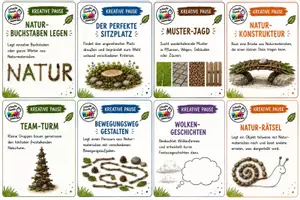 Vorschau - Arbeitsblätter - Schnelle Kunststunde - Draußen kreative Pausen - Seite 1