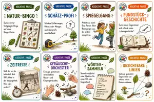 Vorschau - Arbeitsblätter - Schnelle Kunststunde - Draußen kreative Pausen - Seite 2