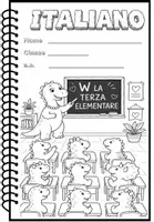 anteprima - Materiale di supporto/inclusione - Copertina quaderno ITALIANO Cl TERZA Primaria - Pagina 1