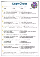 Vorschau - Stationenlernen - Materialpaket am Besipiel des Eurovision Song Contest: Lesetext, 2x Suchsel (diff.), Ausmalblatt & Schreibanlass - Seite 2