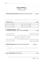 Vorschau - Test - Vokabeltest-Vorlage | Test de vocabulaire | Französisch - Seite 2