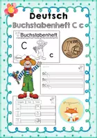 Vorschau - Arbeitsblätter - Miniheft zum Buchstaben C c - Deckblatt